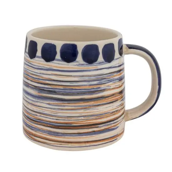 Hello Honey&reg; 4.25" Geometric Print Stoneware Mug Set {13}