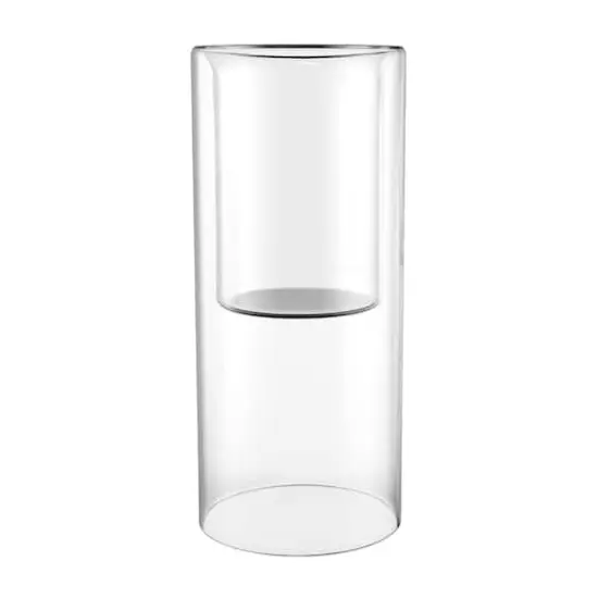 8" Clear Glass Cylinder Candle Holder by Ashland&reg; {1}
