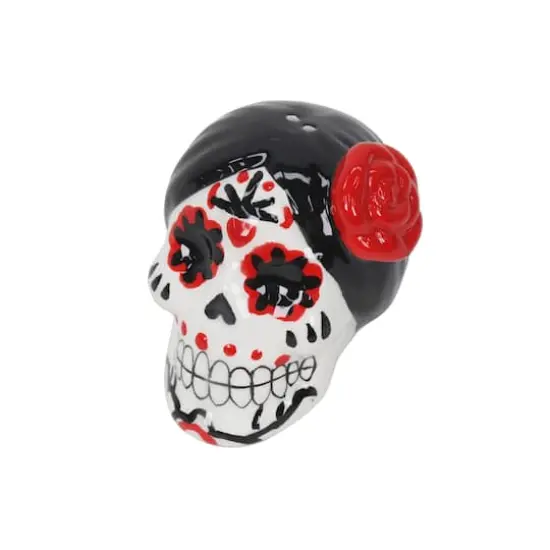 Day of the Dead Sugar Skull Ceramic Salt & Pepper Shaker Set by Ashland&reg; {4}
