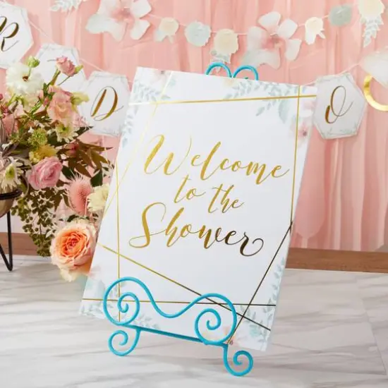 Kate Aspen&reg; Geometric Floral Bridal Shower Party D&eacute;cor Kit with Gold Foil {7}