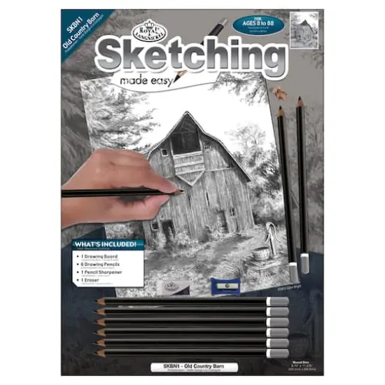 Royal & Langnickel&reg; Sketching Made Easy&trade; Old Country Barn Kit {1}