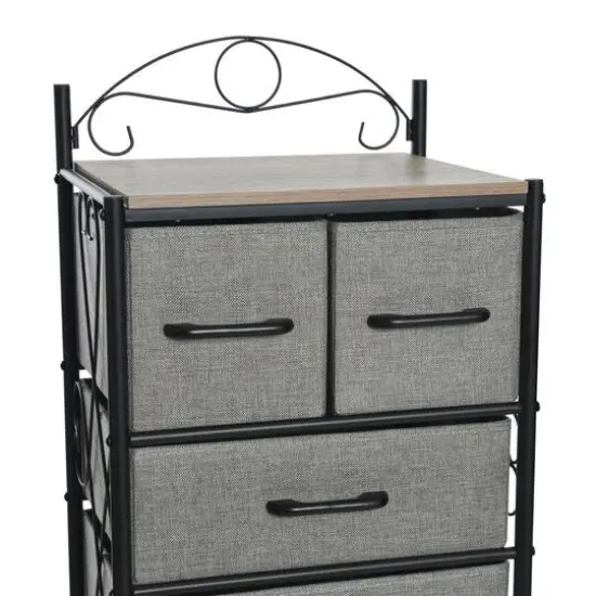 Household Essentials Victoria 54" 8-Drawer Narrow Dresser Ashwood {7}