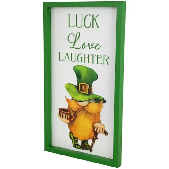Luck Love Laughter Framed Wall Sign {4}