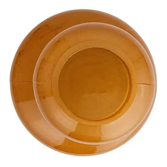 Hello Honey® 7.5" Caramel Brown Natural Elegance Glass Vase {9}