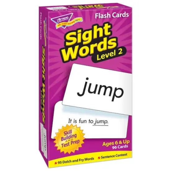 Trend Enterprises&reg; Sight Words Level 2 Skill Drill Flash Cards {1}