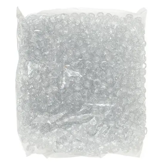 John Bead 9mm Sparkle Pony Beads, 1,000ct. Silver {5}