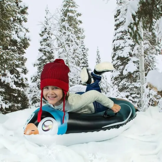 SnowCandy 37" Penguin Snow Sled {4}