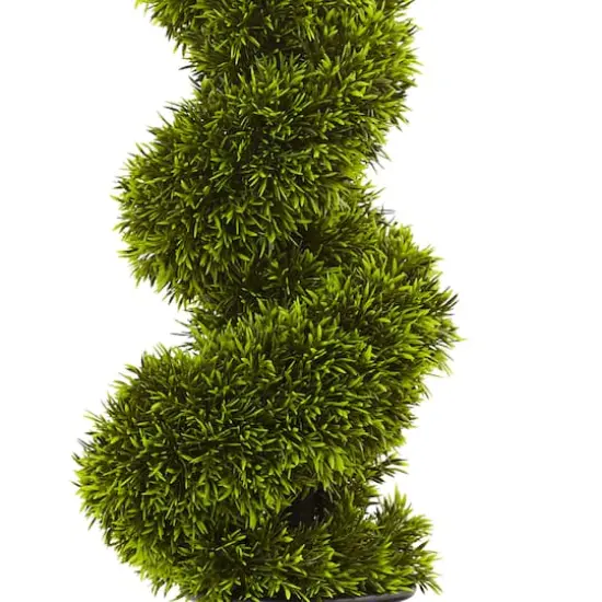 3ft. Grass Spiral Topiary in Deco Planter {3}