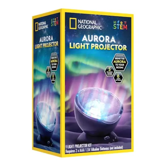 National Geographic&trade; Aurora Light Projector {1}