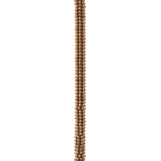 Multicolor Metal Dot Rondelle Beads, 6mm by Bead Landing&trade; {1}