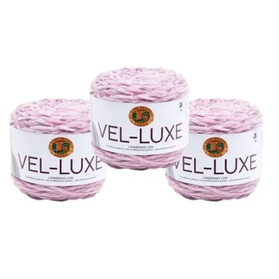3 Pack Lion Brand&reg; Vel-Luxe Yarn Lilac {1}