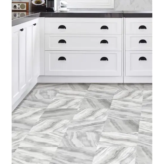 FloorPops Polished Peel & Stick Floor Tiles {4}