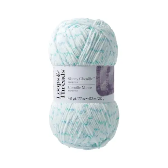 Skinny Chenille&trade; Multi Yarn by Loops & Threads&reg; Parrot Multi {1}