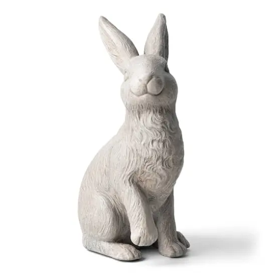 Glitzhome&reg; 18" MGO Sitting Rabbit Garden Statue {1}