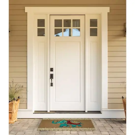 Indian Elephant Doormat {4}
