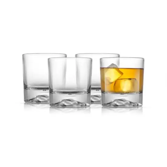 JoyJolt&reg; 10oz. Radiant Crystal Mountain Double Old Fashioned Tumblers, 4ct.  {1}