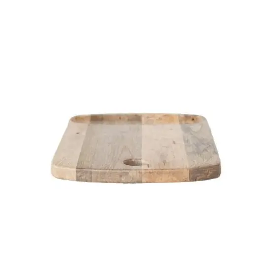 Hello Honey&reg; 18" Natural Culinary Craftsman Mango Wood Cheese & Cutting Board {10}