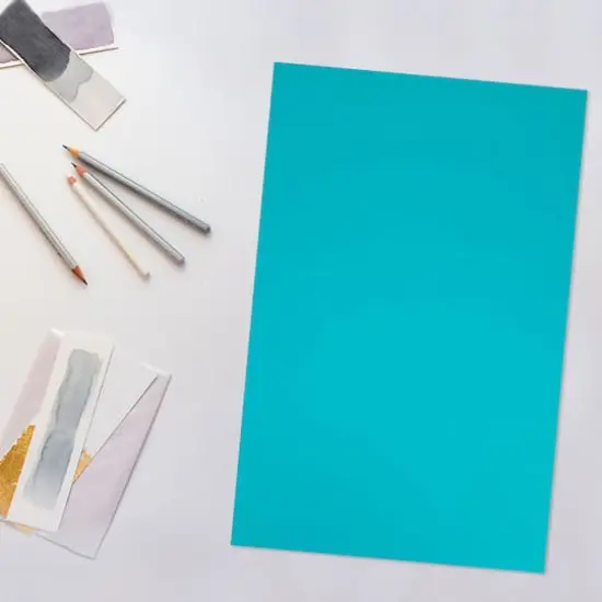 JAM Paper Matte 11" x 17" 24lb. Paper, 100 Sheets Sea Blue {4}