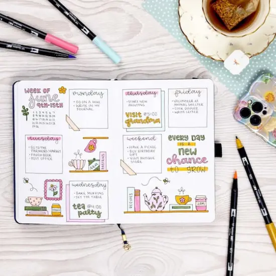 Tombow Teatime Dual Brush Pen Set {9}
