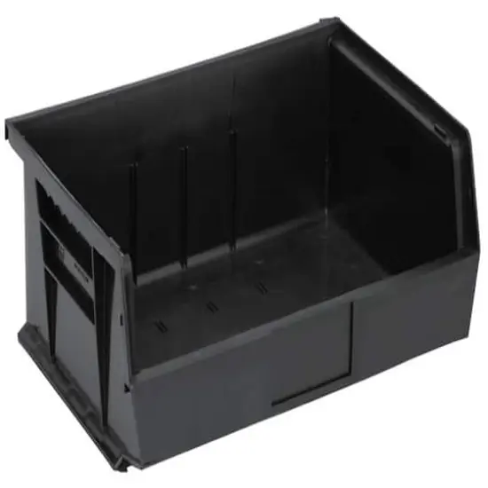 Quantum Storage Systems&reg; Black 10.875" x 16.5" x 5" ULTRA Stack & Hang Bins, 6ct. {1}