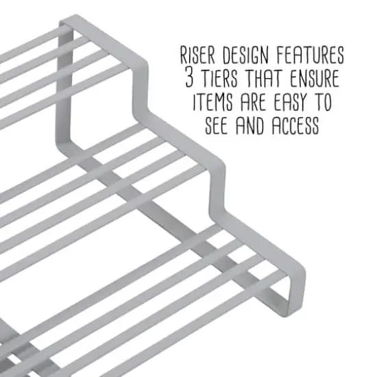 Honey Can Do White 3 Tier Expandable Spice Rack {11}