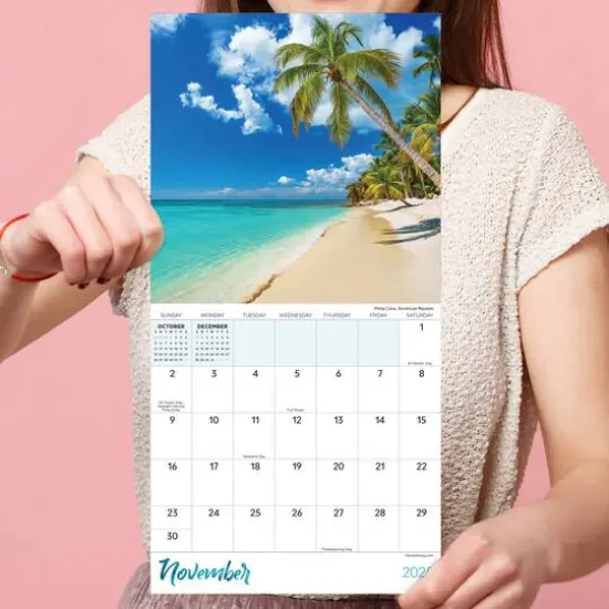 TF Publishing 2025 Tropical Beaches Mini Calendar {6}
