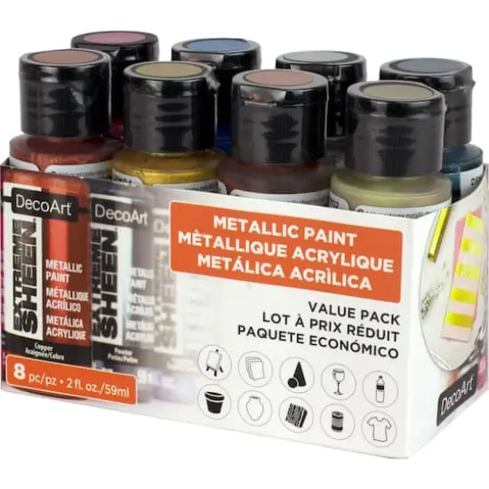 DecoArt&reg; Extreme Sheen&trade; Metallic Acrylic Paint Value Pack {5}