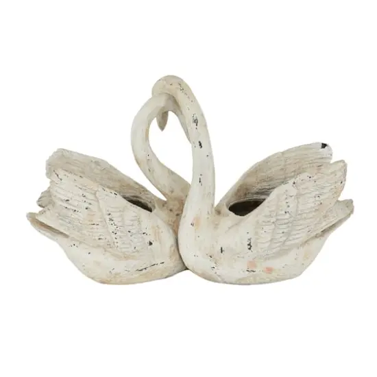 30" White Country Cottage Planter {6}