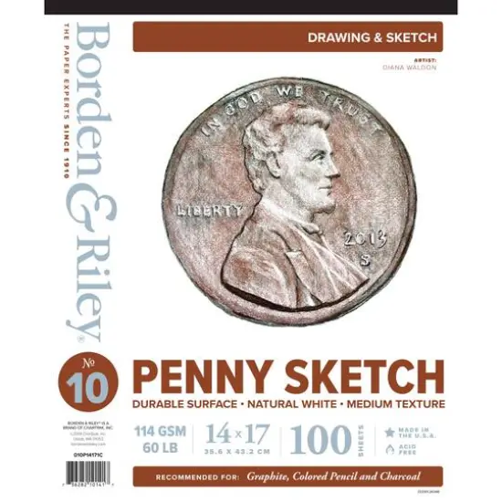 Borden & Riley&reg; No.10 Penny Sketch Paper Pad {1}