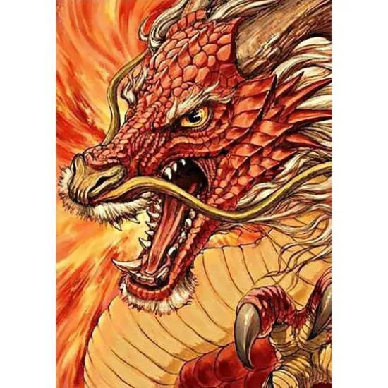 Crafting Spark Chinese Dragon Diamond Painting Kit {3}