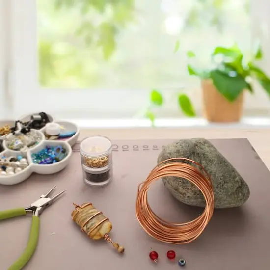 The Beadsmith® Wire Elements™ 18 Gauge Tarnish Resistant Square Soft Temper Wire, 7yd. Natural Copper {4}