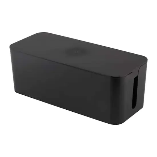 Simplify Black Cable Organizer Boxes, 2ct. {15}