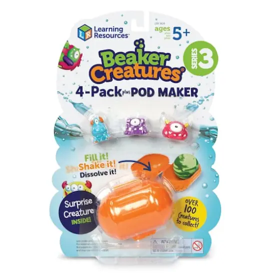 Learning Resources Beaker Creatures Series 3 Pod-Maker 4-Pack {1}