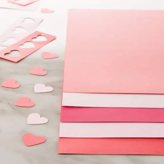 8.5" x 11" 65lb. Cardstock Paper Pack by Recollections&trade;, 50 Sheets Flamingo {3}