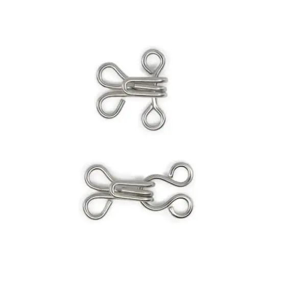 Dritz&reg; Silver Hooks & Eyes, Size 2 {5}