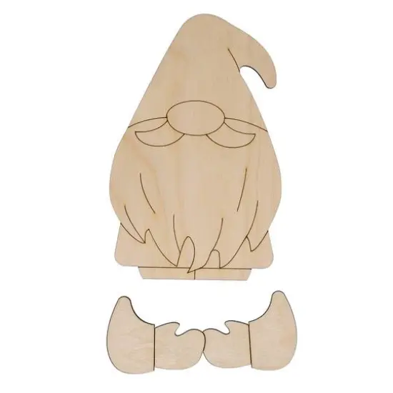Leisure Arts® There's Gnome Place Like Home Seasonal Layered Wood Sign Kit {4}