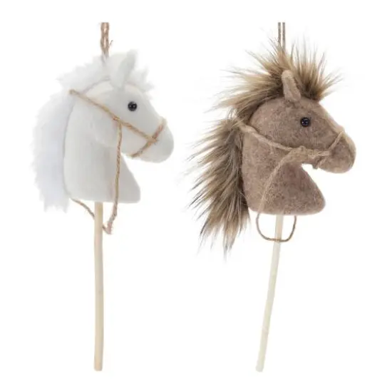 6ct. 14.25" Hobby Horse Ornament Set {1}