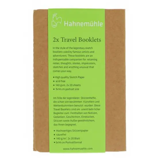 Hahnem&uuml;hle Travel Booklet Set, 3.5" x 5.5" {6}