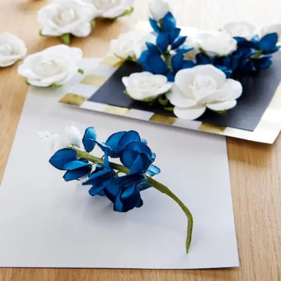 Bluebonnet Paper Flowers by Recollections&trade;, 3ct. {3}