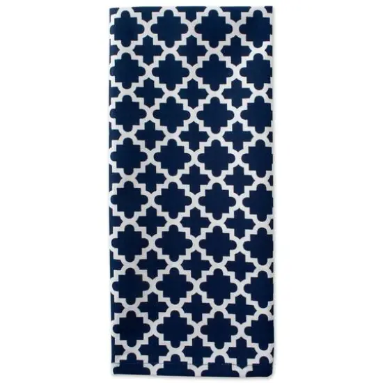 DII&reg; Lattice Dishtowels, 2ct. Nautical Blue {5}