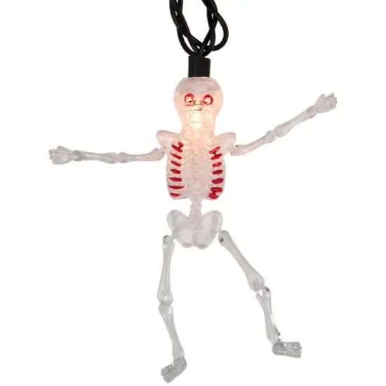 10ct. Skeleton Halloween Lights {4}