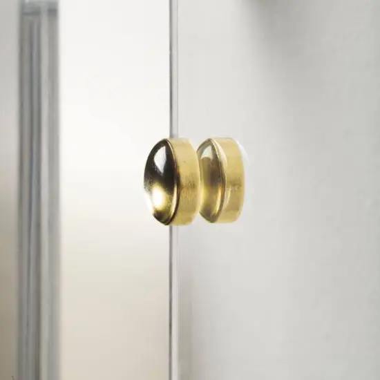 Wexel Art Mixed Single Panel Acrylic Floating Wall Frames & Magnets Set of 4 Gold {6}