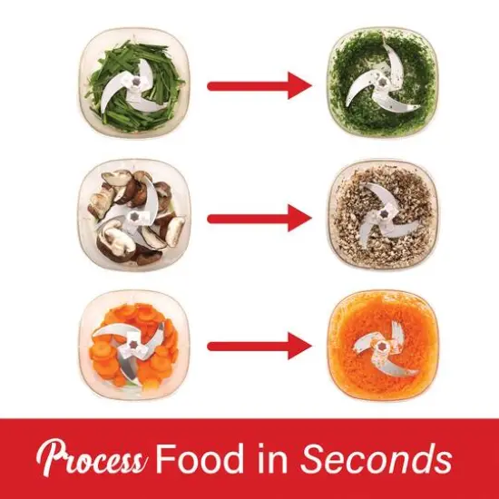 Brentwood Food Processor With 8-Cup Storage Container, Stainless Steel Blades & Paddle Mixer {3}