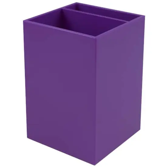 JAM Paper Plastic Pen Holder Purple {1}