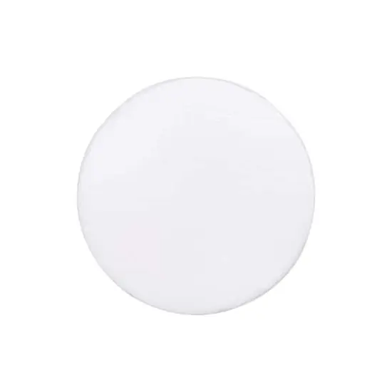 Craft Express 4ct. 3.93" White Coaster Marble With Cork Backing Round {1}