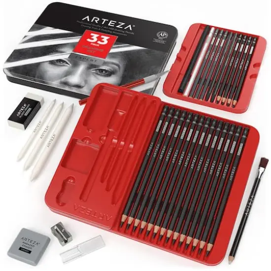 Arteza&reg; 33ct. Professional Drawing Set {4}