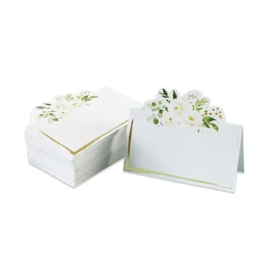 Kate Aspen&reg; Botanical Garden Tent Place Card, 100ct. {1}