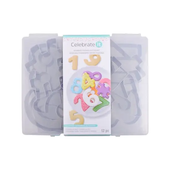 Numbers Stainless Steel Cookie Cutter Set by Celebrate It&reg; {3}