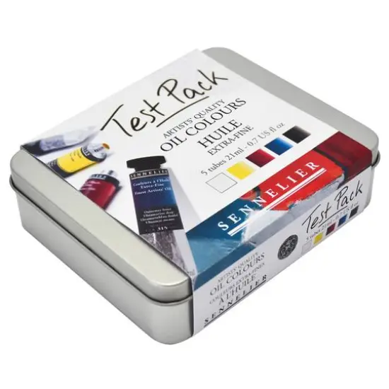 Sennelier Artists' Test Pack 5 Color Oil Paint Set {3}