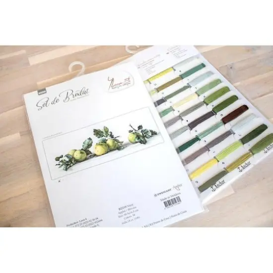 Luca-s Still Life With Apples Counted Cross Stitch Kit {5}
